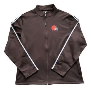 Cleveland Browns‎ 1/2 Zip NFL Team Apparel Jacket Size Large